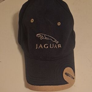 Jaguar Navy and Tan Baseball Cap